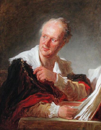 Jean-Honore Fragonard Portrait of Denis Diderot